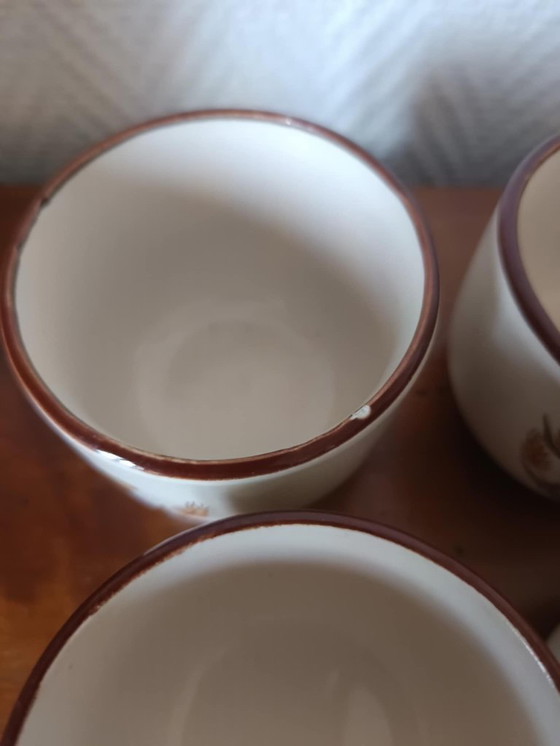 Image 1 of Servizio da tè asiatico vintage con fiori, anni '70