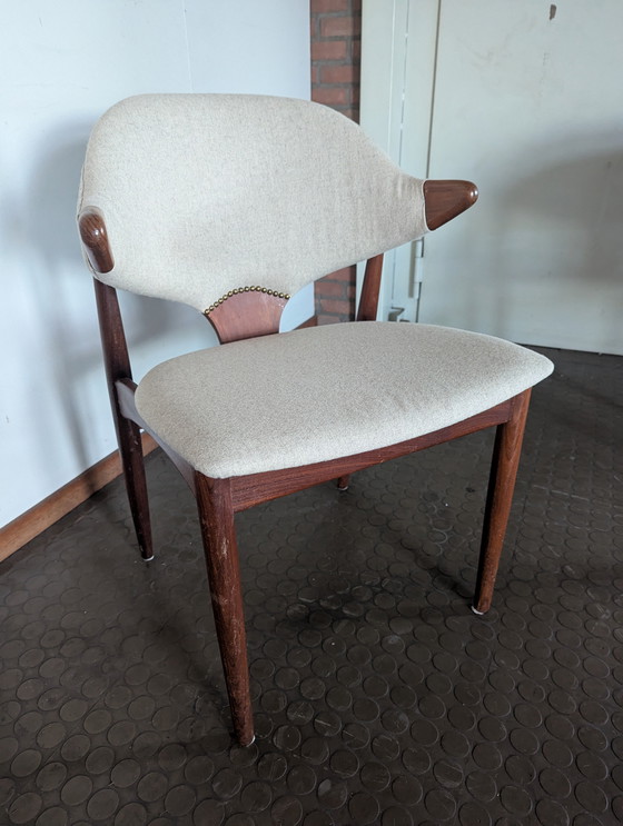 Image 1 of 4 alte Kuhhornstühle 1960er Jahre