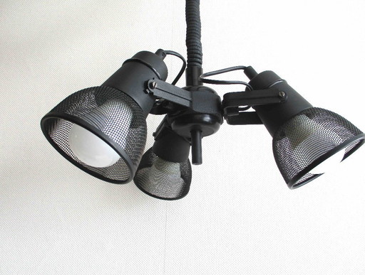 Rolly 3-light pendant lamp with pull cord