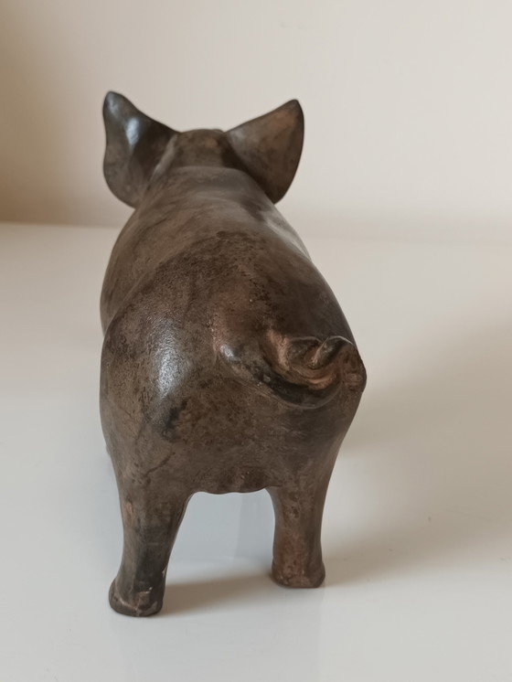 Image 1 of Bronzo Cochon mâle Pierre Chenet