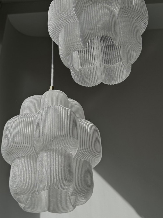 Image 1 of Petulia L "Snow White" ByLucop - Organic Sculptural Pendant Lamp - Artisan 3D Printed Design