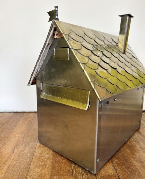 Image 1 of Cassetta delle lettere antica fatta a mano