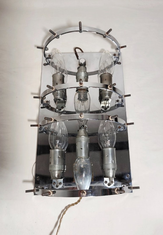 Image 1 of Applique da parete in cristallo. Germania, anni '70.