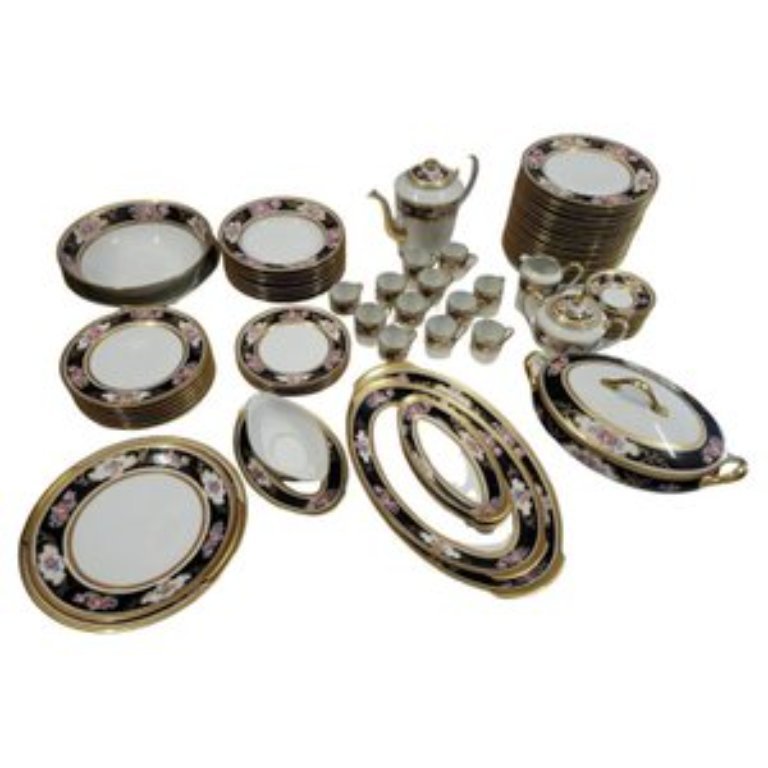 食器 Ancienne Manufacture e de Limoges Vergoldetes Service von L'Ancienne Manufacture Royale de Limoges