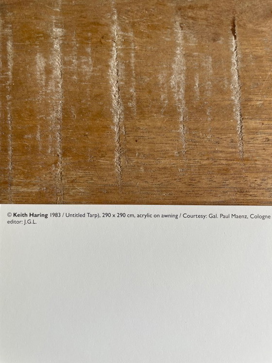 Image 1 of Keith Haring (1958-1990), Courtnesy George Mulder, Nueva York, conjunto de 4 postales litografías offset, impresas en 