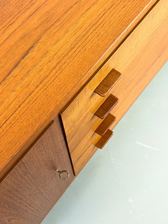 Image 1 of Teak sideboard by Hans J. Wegner for Ry Møbler, 1959