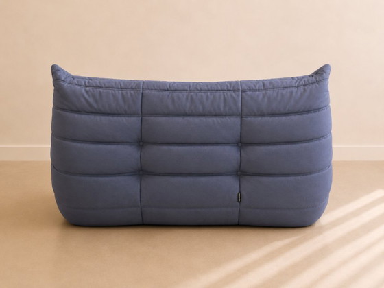 Image 1 of Togo 2-zitsbank - Ligne Roset - Antracietgrijs