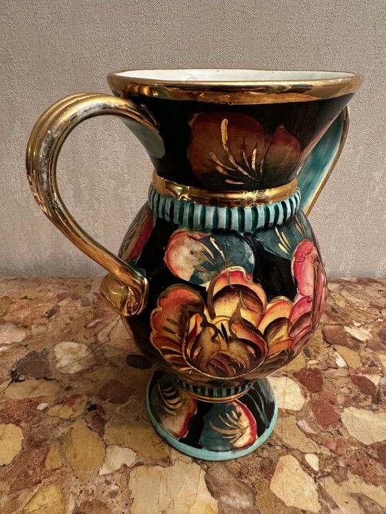 Image 1 of Vintage ceramic amphora vase signed Vallauris - H 24 cm