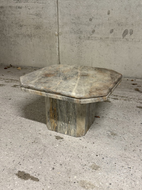 Image 1 of Vintage marble side table, Italy 1979