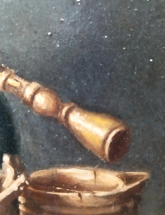 Image 1 of Old Oil Painting by Pehr Hilleström: Flute Player