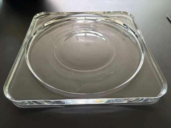 Coupe en Verre Lourd Vintage 28 Cm – Design Géométrique – Objets déco, Glass (photo 14 of 17)