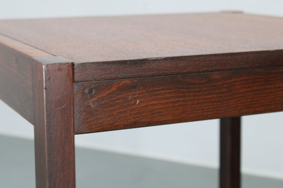 Image 1 of 1960s Set of Two Square Side/Coffee Wooden Tables, Denmark