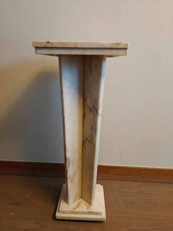 Image 1 of Marble column / pedestal - Art Deco - ca. 1930-1950