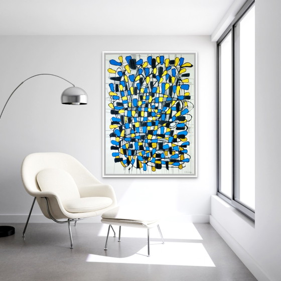 Image 1 of Composition abstraite XXL de Natia Antadze
