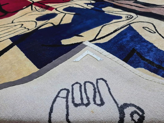 Le Corbusier „Drei Frauen“-Teppich – Handgeknüpfter Wollteppich im Aubusson-Stil (250 x 200 cm) (photo 10 of 10)