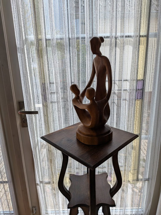 Porte-plantes, piédestal, Art Nouveau – Bois (photo 17 of 17)