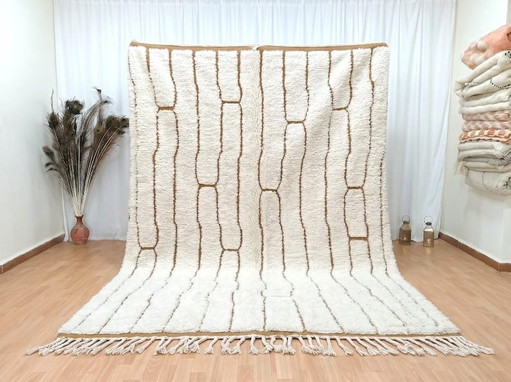 Tapis en laine pure traditionnelle sur mesure 2/3 m