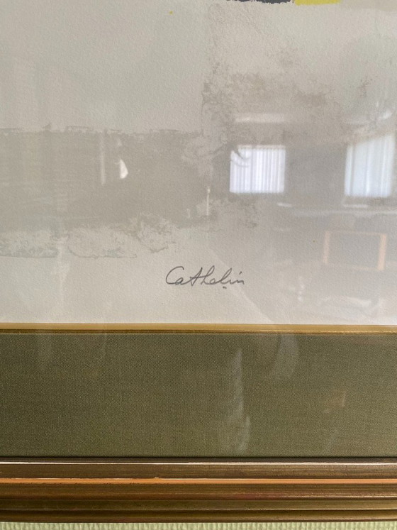 Image 1 of Painting Yellow Dahlias - Cathelin