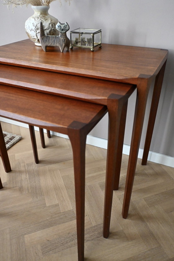 Mid-Century Designklassiker: Rex Raab Mimiset für Wilhelm Renz, 1960er Jahre – Beistelltische, Wood (photo 6 of 15)
