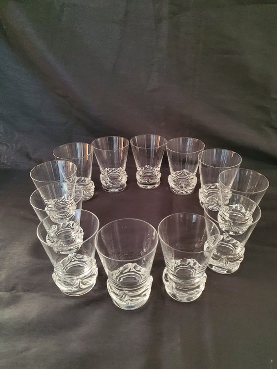 Image 1 of DAUM Nancy - Servizio di cristallo - Modello Sorcy - 1960-70 (rif. 3957)