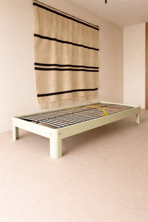 Cama Auping Auronde + base de láminas – verde salvia