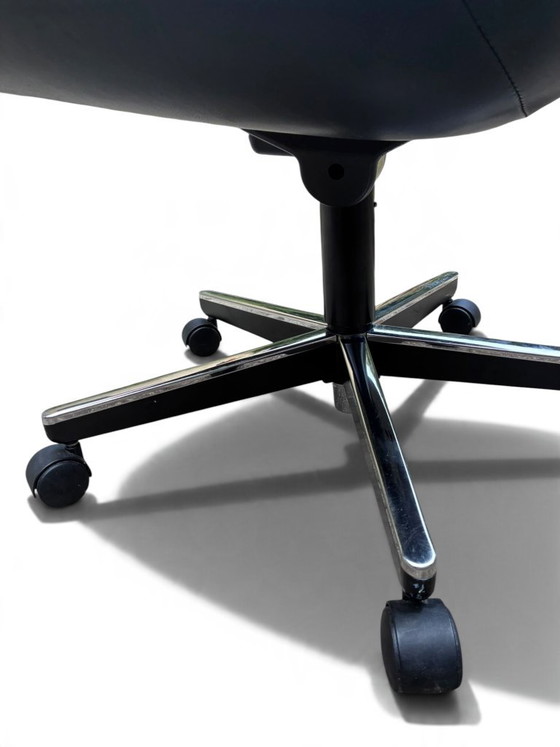 Sillón Executive Charles Pollock para Knoll, cuero negro – Sillones (photo 11 of 11)