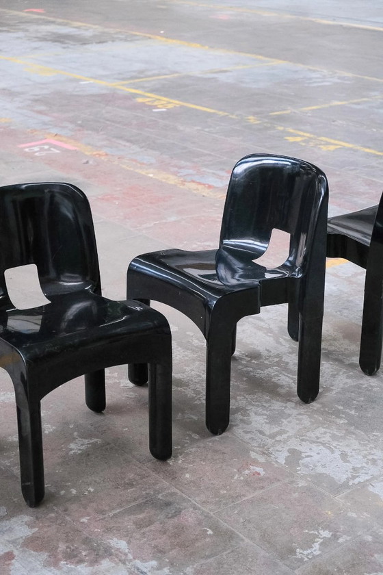 Image 1 of 4 chaises Kartell 4867 Universale par Joe Colombo