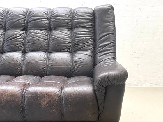 Vintage Leather Sofa Modular Style, 1970s – 3-5 seaters (photo 11 of 13)