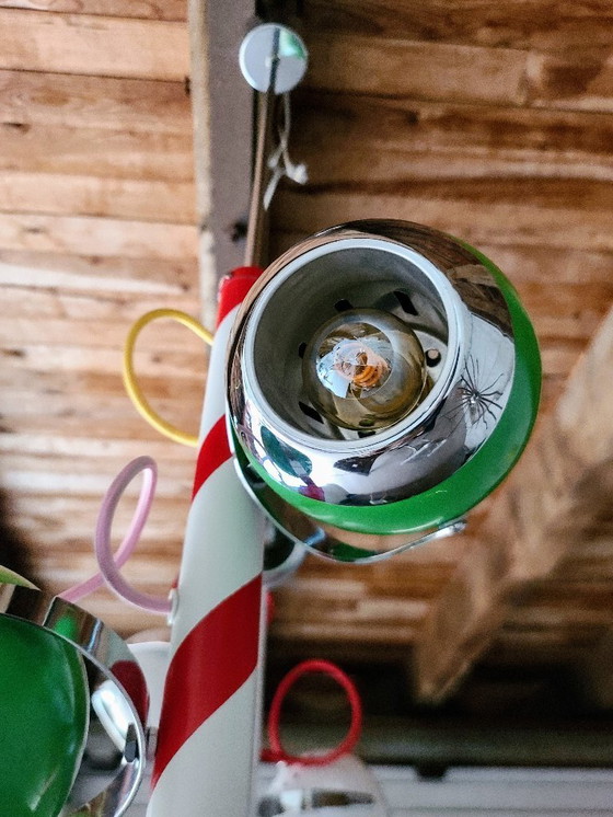 Image 1 of Herda 70's Memphis oogbol hanglamp