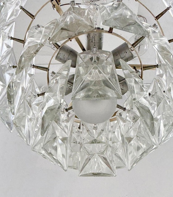 Image 1 of Mid Century Lustre/plafonnier de Kinkeldey, Allemagne, années 1970