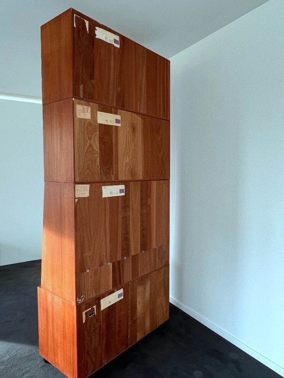 Image 1 of Scrivania da segretaria, scrivania da scrittura, mobile a 4 elementi, teak, WK Möbel, 1967