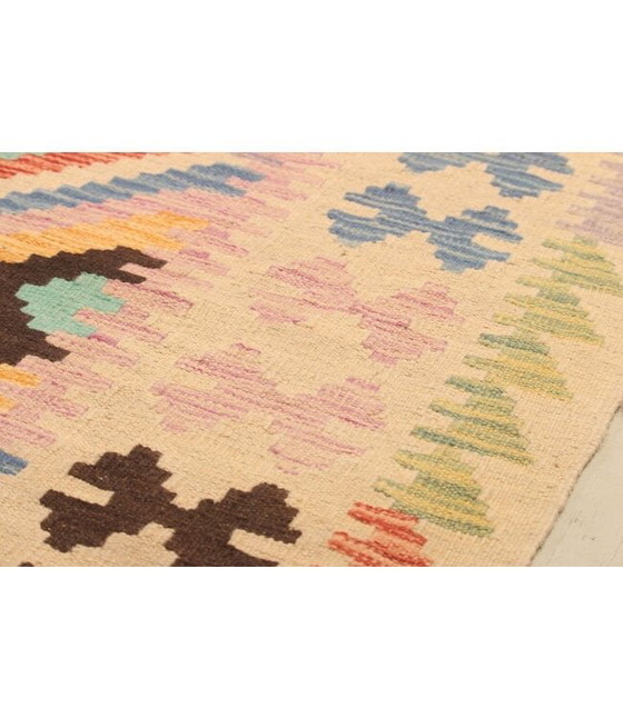 294x202cm Handgeweven Traditionele Kelim Vloerkleed Wol Tapijt, Rugs & carpets, Wool, Beige (photo 4 of 10)