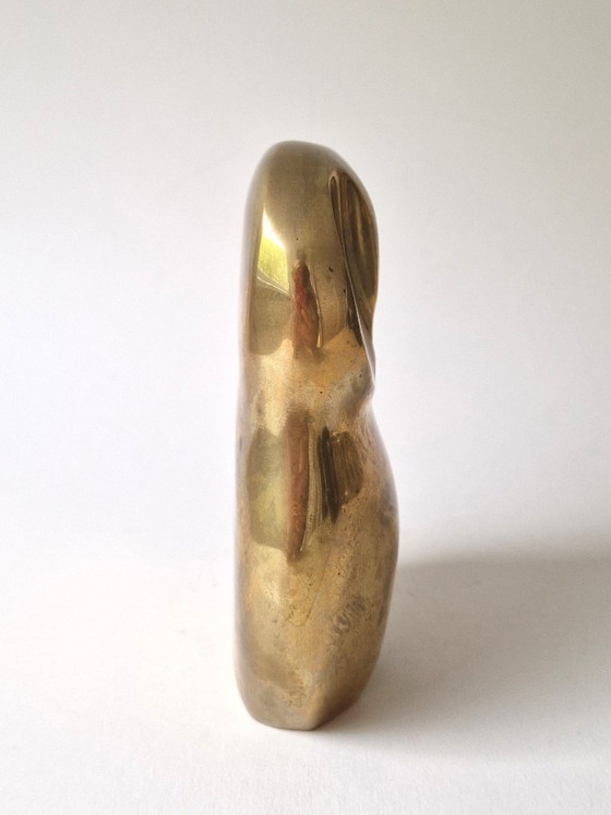 Caravell Design - Gufo in rame della misura più grande - Etichettato, Sculture, Ottone, Dorato (foto 9 di 10)