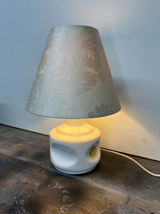 Image 1 of Vintage mid-century Porcelaines de Bruxelles table lamp