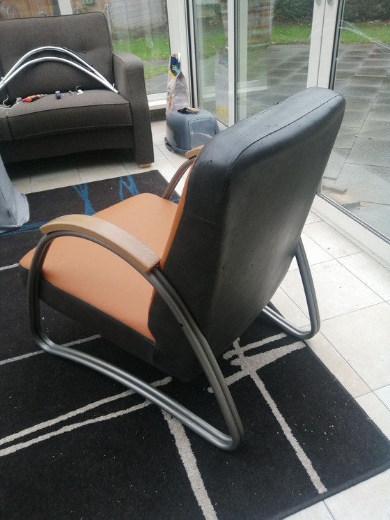 Image 1 of Vintage fauteuil leder