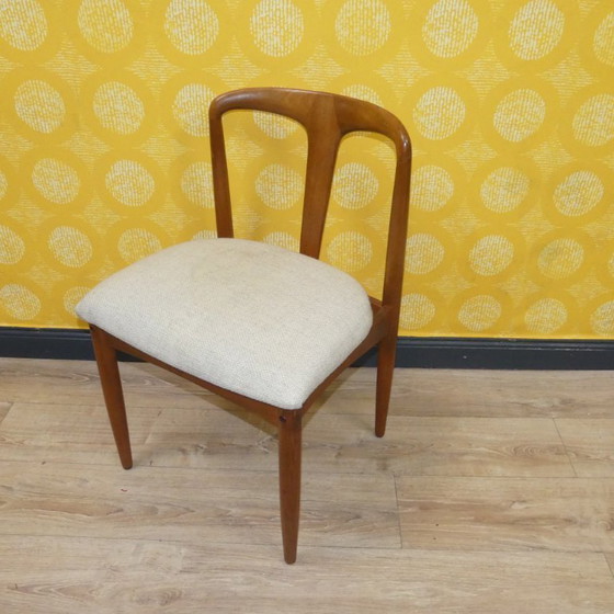 Image 1 of Set von 4 Teak Stühlen "Juliane" dining chairs Johannes Andersen, Uldum Møbelfabrik danish design denmark mid century retro 