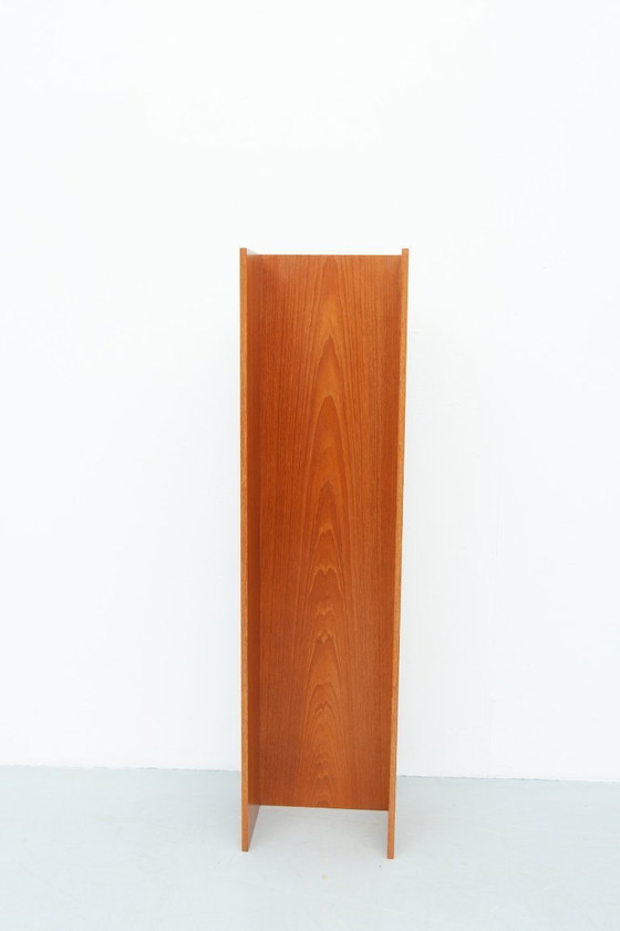 Image 1 of Estante de pared de madera de cerezo de 100 cm de Walter Wirz para Wilhelm Renz, década de 1960