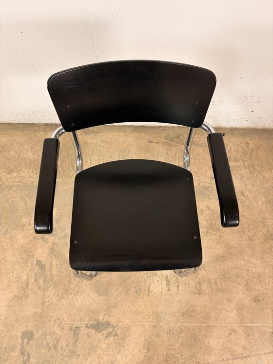 Image 1 of Sedia a sbalzo S43F di Mart Stam per Thonet, anni '70, set di 4 pezzi