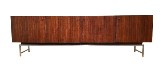 Credenza extra large super elegante in palissandro VDJ-245 Fristho Franeker, 1960 – Credenze, Chrome, Wood (photo 7 of 15)