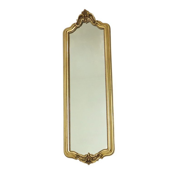 Image 1 of Smalle Klassieke Vintage Spiegel Barok Stijl Goud 72cm