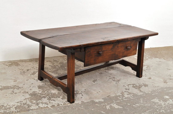 Image 1 of Antique Spanish primitive coffee table 18th century