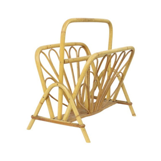 Image 1 of Portariviste in rattan stile boho anni Sessanta