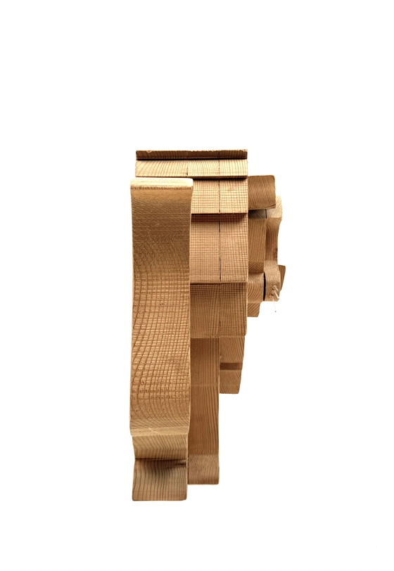 Image 1 of Bottega Michelangeli, escultura de león en madera, Orvieto, Italia, años 70