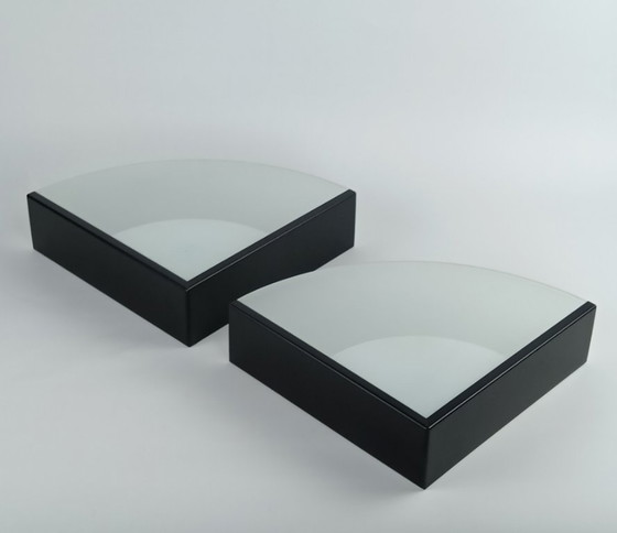 Image 1 of 2 applique triangolari minimaliste, 1980