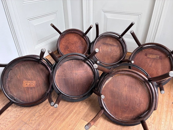 6x Poltrone stile Thonet – Legno (photo 8 of 18)