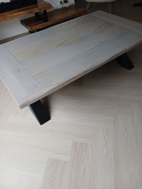 For sale: 6-person dining set and matching coffee table. – Wood (photo 23 of 24)