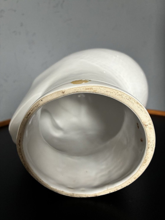 Royal Delft keramische kop, Nederland, jaren 70, Beeldhouwkunst, Keramiek, Wit, 1970 (foto 7 van 7)