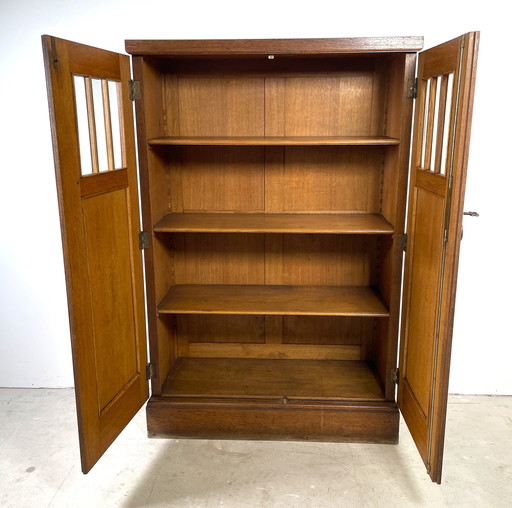 Oak Girl's Cupboard With Polished Diamonds