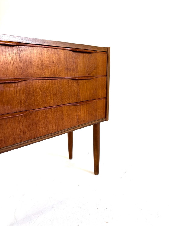 Cassettiera vintage in teak, Danimarca ‘60, Cassettiere, Legno, Marrone (foto 5 di 8)