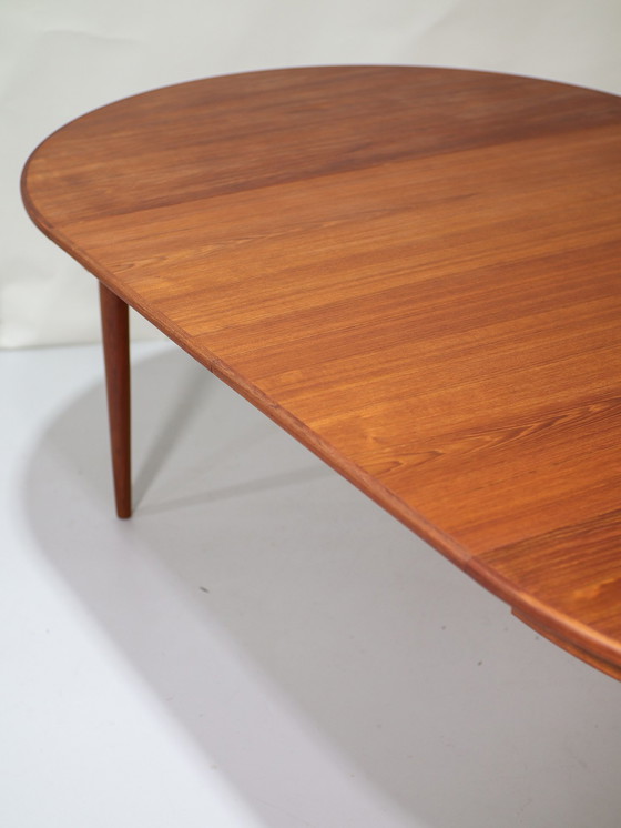 Image 1 of Extendable Dining Table Skovmand & Andersen Danish Teak Vintage